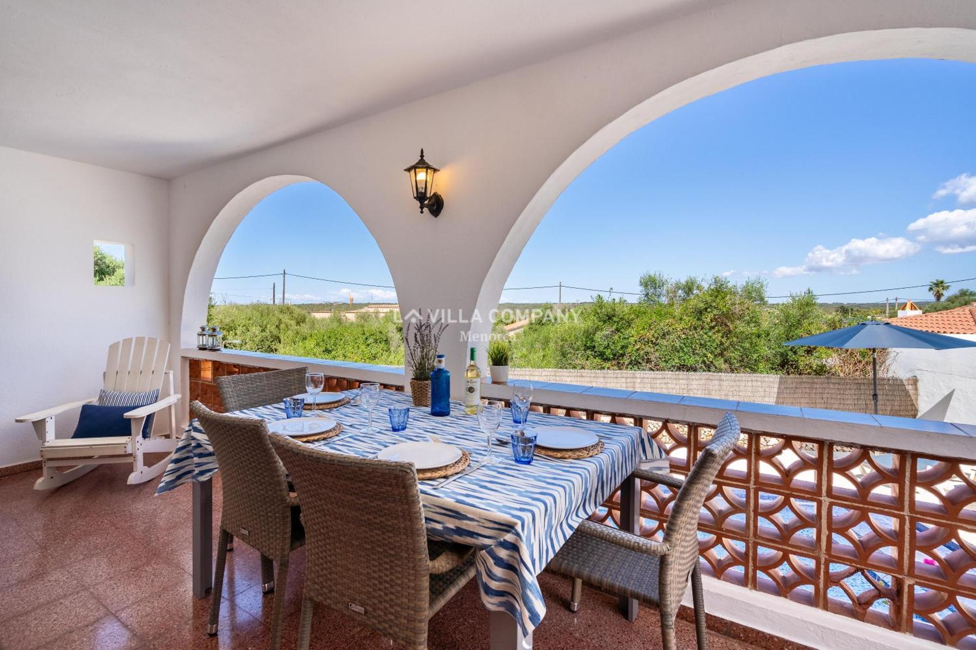 Villa Caterina Cala En Porter  Esterno foto